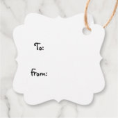 ハッピーペンギン好意/ギフトラベル フェイバータグ (裏面)