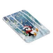 ハッピーペンギン – クリスマス マグネット (右側)