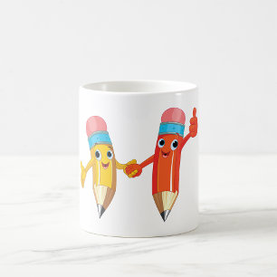 ハッピーペンシル コーヒーマグカップ