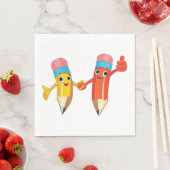 ハッピーペンシル スタンダードランチョンナプキン (インサイチュ)