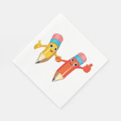 ハッピーペンシル スタンダードランチョンナプキン (角)