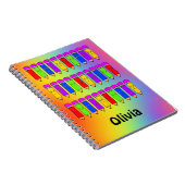 ハッピーペンシル！スパイラル写真ノート ノートブック (右側)