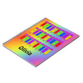 ハッピーペンシル！スパイラル写真ノート ノートブック (左側)