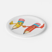 ハッピーペンシル ペーパープレート (アングル)