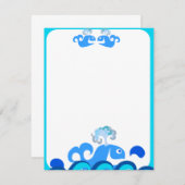 ハッピーホエールステーショナリー！ ノートカード (正面/裏面)