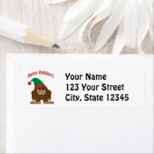 ハッピーホキディーズ！クリスマスビッグフット ラベル (インサイチュ)