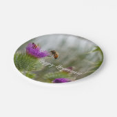 ハッピーホグマネーお祝いティスル&ハニービーズ ペーパープレート (アングル)