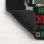 ハッピーホッケー日ホッケーデイズ醜いクリスマスクリスマスS マウスパッド (コーナー)