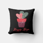 ハッピーホヤラブハートロマンティックバレンタインデー クッション (正面)