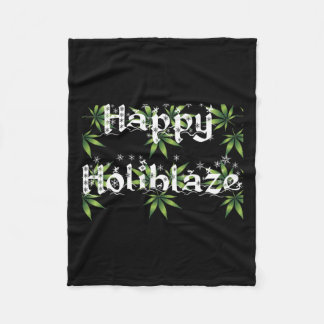ハッピーホライズクリスマス フリースブランケット