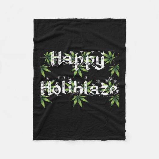 ハッピーホライズクリスマス フリースブランケット (正面)