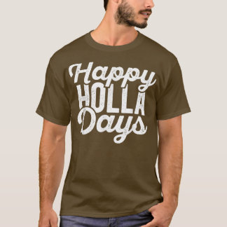 ハッピーホラ日（ハッピーホリデー）動揺してクリス Tシャツ