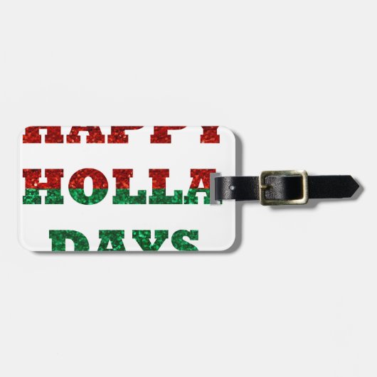 ハッピーホラ日 ラゲッジタグ (正面横)