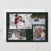 ハッピーホリおもしろいー日ホリデーマンスフォトカード (裏面)