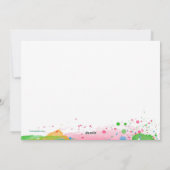 ハッピーホリのグリーティングカード シーズンカード (裏面)