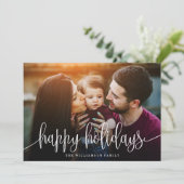 ハッピーホリエレガントデーズベリーバックフォトホワイト シーズンカード (スタンド正面)