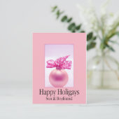 ハッピーホリゲイズソン&ボーイフレンド ポストカード (スタンド正面)