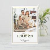 ハッピーホリシンプルーズエレガントワンフォト シーズンカード (スタンド正面)