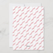 ハッピーホリシンプルーズモダンビジ企業のネス シーズンカード (裏面)