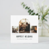 ハッピーホリデイズアーチグリーンドッグファミリー シーズンカード (スタンド正面)