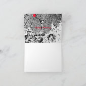 ハッピーホリデイズエバーグリーンフォトノートカード ノートカード (内部)