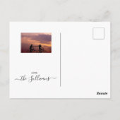 ハッピーホリデイズカスタムファミリーフォトホリデーカード ポストカード (裏面)