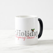 ハッピーホリデイズカンパニーネームホリーオフィスおもしろい モーフィングマグカップ (正面右)