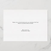 ハッピーホリデイズカンパニーロゴ企業のサンタ 箔シーズンカード (裏面)