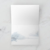 ハッピーホリデイズクリスマスウィンターウッドランドキツネ シーズンカード (内部)