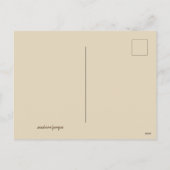 ハッピーホリデイズクリスマスウクライナフォルクアートバード シーズンポストカード (裏面)