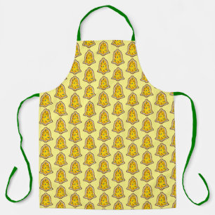 ハッピーホリデイズクリスマスシュガークッキーイエローベル エプロン