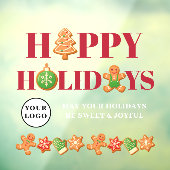 ハッピーホリデイズジンガーブレッドクッキーズウィンドウスリンク ウィンドウサイン (シート3)