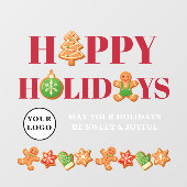 ハッピーホリデイズジンガーブレッドクッキーズウィンドウスリンク ウィンドウサイン (シート)