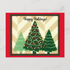 ハッピーホリデイズスリーツリーズ シーズンポストカード