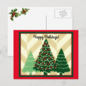 ハッピーホリデイズスリーツリーズ シーズンポストカード (正面/裏面)