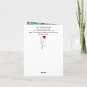 ハッピーホリデイズトナリーグリーティングカード シーズンカード (裏面)