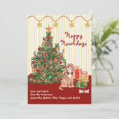 ハッピーホリデイズハウリデイカバポプレゼントツリー (スタンド正面)