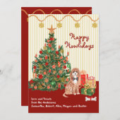 ハッピーホリデイズハウリデイカバポプレゼントツリー (正面/裏面)