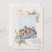 ハッピーホリデイズパインタンムービングアナウンスメント シーズンカード (正面)