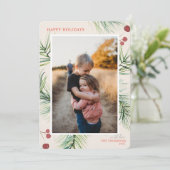 ハッピーホリデイズパインベリーサンゴフォト シーズンカード (スタンド正面)