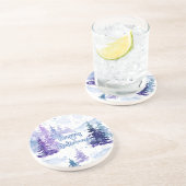 ハッピーホリデイズパープルウィンタースノーウィー コースター (側面)