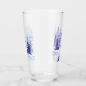 ハッピーホリデイズパープルウィンタースノーウィー タンブラーグラス (右)