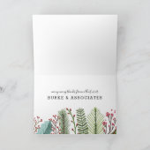 ハッピーホリデイズビジネススタイルホリデーカード カード (内部)