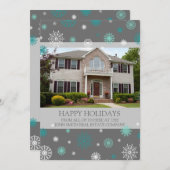 ハッピーホリデイズフォトカ実在ードエステートビジネス シーズンカード (正面/裏面)