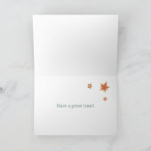 ハッピーホリデイズフロムホームトゥユアーズホリデーカード シーズンカード (内部)