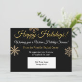 ハッピーホリデイズプロフェッショナルカスタム名刺 シーズンカード (スタンド正面)