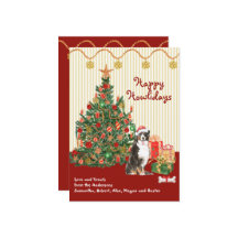 ハッピーホリデイズベルネーズマウンテンドッグクリスマス