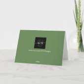 ハッピーホリデイズポインセティアス シーズンカード (裏面)