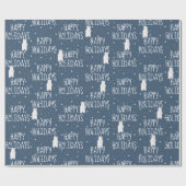 ハッピーホリデイズポーラベアオンスターズ ラッピングペーパー (フラット)