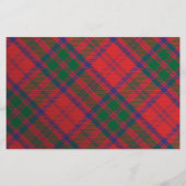 ハッピーホリデイズレッドグリーンプレイドフォトタータンチェック (裏面)